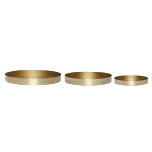 Hübsch schoteltjes Embrace – ijzer – ø19xh2, ø27xh4, ø33xh4cm