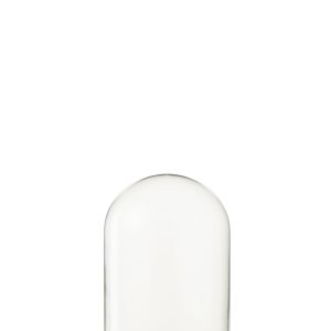J-Line Decoratieve stolp – glas – donkerbruin – small