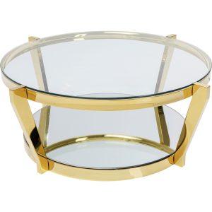 Kare Design Salontafel Monocolo Gouden Ø90cm Kare Design Salontafel Monocolo Gouden Ø90cm