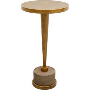 Kare Design Bijzettafel Coney Ø30cm messing