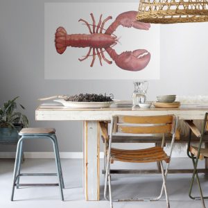 ESTAhome muursticker kreeft rood – 145 x 97 cm – 159042 ESTAhome muursticker kreeft rood – 145 x 97 cm – 159042
