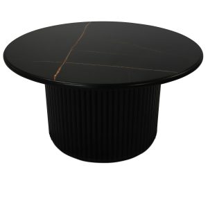 Furnhouse ronde salontafel Easy – Zwart – Ø 80 cm Furnhouse ronde salontafel Easy – Zwart – Ø 80 cm