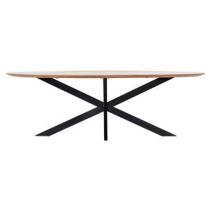 Giga Meubel Eettafel Diamond – Naturel Hout/Metaal – 160x90x78cm Giga Meubel Eettafel Diamond – Naturel Hout/Metaal – 160x90x78cm