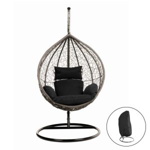 Home Deluxe Pokertafel CIELO Zwart Met Regenhoes
