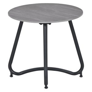 Garden Impressionsbijzettafel Fons Ø45xH41 cm – carbon black – Centost