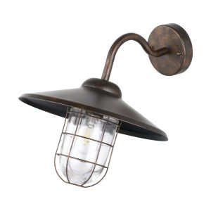 EGLO wandlamp buiten Melgoa – e27 – 30 cm – koper antiek