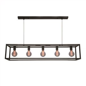 Freelight hanglamp Esteso – 5 lichts – 120x 140 cm – zwart Freelight hanglamp Esteso – 5 lichts – 120x 140 cm – zwart