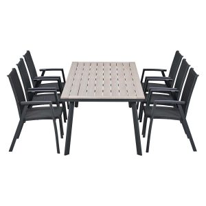 Garden Impressions Tuinset Santana 7-delig – Penedo tuintafel 230×100 Garden Impressions Tuinset Santana 7-delig – Penedo tuintafel 230×100