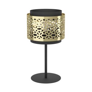 EGLO tafellamp Sandbach – e27 – 45 cm – zwart/goud – staal EGLO tafellamp Sandbach – e27 – 45 cm – zwart/goud – staal
