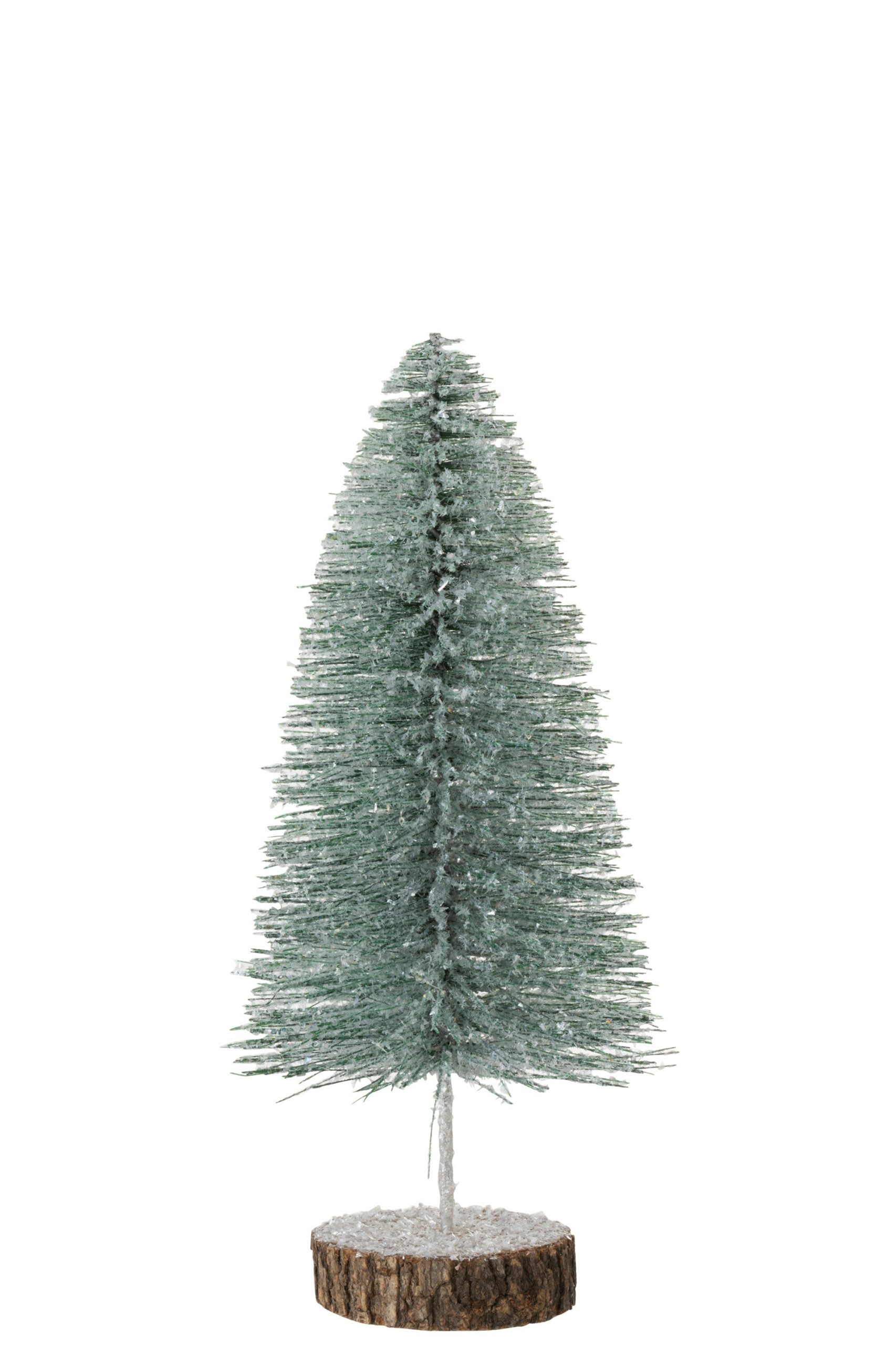 J-Line decoratie Kerstboom - kunststof - groen - large