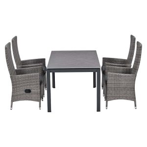 Garden Impressions Tuinset Nice 5-delig – Skala tuintafel 160×90 cm Garden Impressions Tuinset Nice 5-delig – Skala tuintafel 160×90 cm