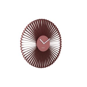 Karlsson wandklok Cascara – rood – Ø50cm Karlsson wandklok Cascara – rood – Ø50cm