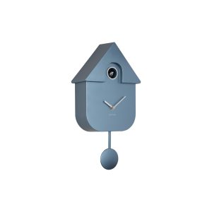 Karlsson wandklok Modern Cuckoo Metallic – blauw – Ø21.5cm Karlsson wandklok Modern Cuckoo Metallic – blauw – Ø21.5cm