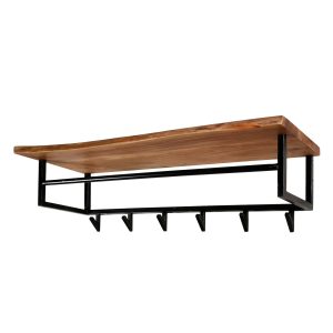 Giga Meubel Kapstok Edge – Naturel Hout – 6 Haken – 100x33x27cm Giga Meubel Kapstok Edge – Naturel Hout – 6 Haken – 100x33x27cm