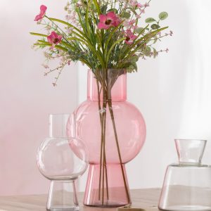 J-Line vaas Bol – glas – transparant – small – Ø 18 cm