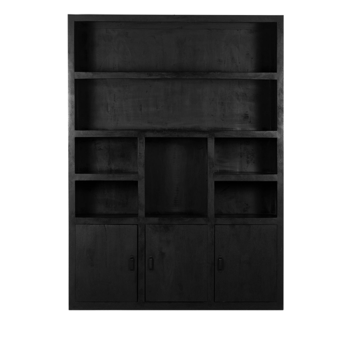Giga Meubel Kast Xander - Zwart Hout - 160x46x220cm