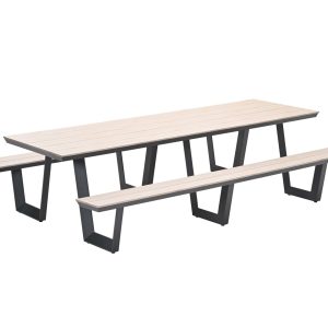 Bell picknick Set – 280×178 cm – carbon black – light teak Vironwood Bell picknick Set – 280×178 cm – carbon black – light teak Vironwood