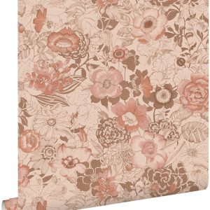 ESTAhome behang vintage bloemen terracotta roze – 53 cm x 10.05 m – 13 ESTAhome behang vintage bloemen terracotta roze – 53 cm x 10.05 m – 13