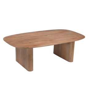 Giga Meubel Salontafel Juro – Deens Ovaal Naturel Hout – 120x70x38cm