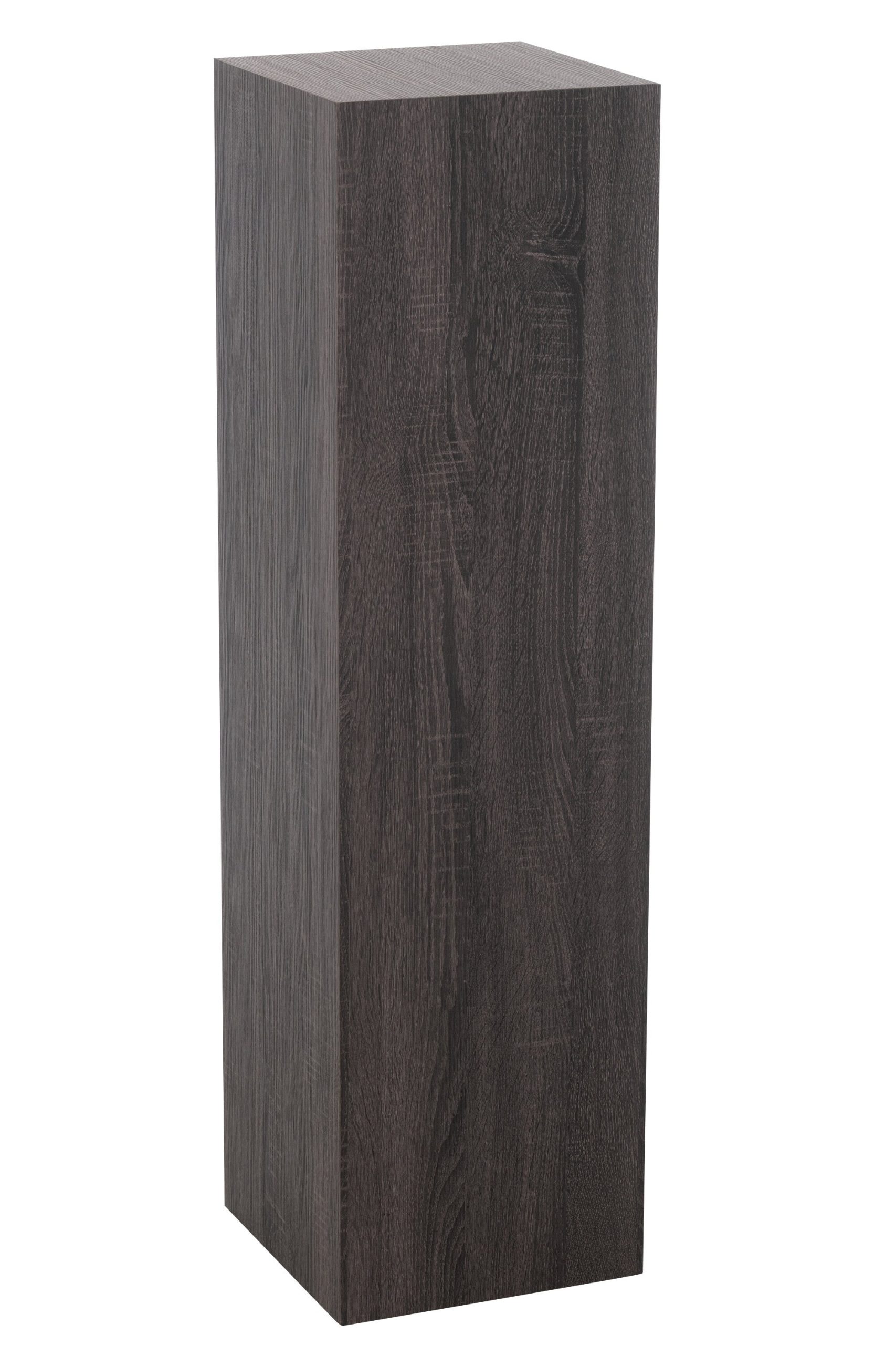 J-Line sokkel Rechthoekig - hout - grijs - large