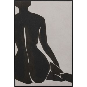 Kare Design Schilderij rug vrouw 73x113cm