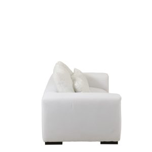 J-Line onderstel Zetel + 5 Kussens Monaco – textiel – wit