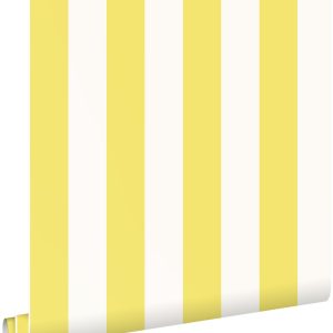 ESTAhome behang strepen geel en wit – 53 cm x 10.05 m – 139911 ESTAhome behang strepen geel en wit – 53 cm x 10.05 m – 139911