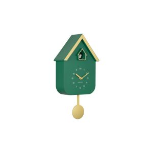 Karlsson wandklok Dupla Color Cuckoo – groen – Ø21.5cm Karlsson wandklok Dupla Color Cuckoo – groen – Ø21.5cm