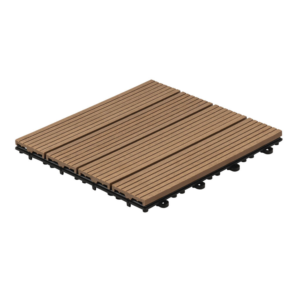 Home Deluxe WPC houten tegels BAVARO Teakhout 1m²