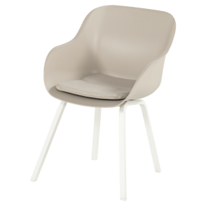 Hartman Tuinstoel Le Soleil – Taupe Kunststof – Incl. Kussens – Set Va