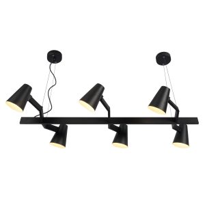 it's about RoMi hanglamp Biarritz – zwart – 120x65x16cm
