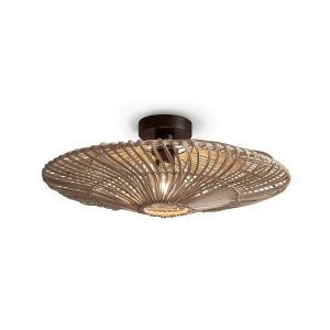 GOOD&MOJO plafonnière Zanzibar – wit – Ø55cm GOOD&MOJO plafonnière Zanzibar – wit – Ø55cm