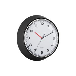 Karlsson wandklok Modern Retro – zwart – Ø34cm Karlsson wandklok Modern Retro – zwart – Ø34cm