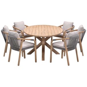 Garden Impressions tuinset Alora – Tamako – bruin – 220×115 cm – ovaal