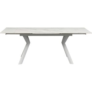 Kare Design Uitschuifbare Eettafel Xenia 200x80cm wit