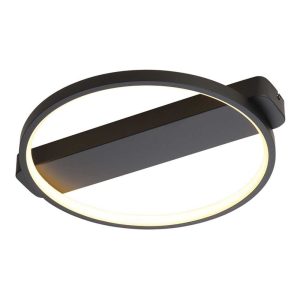 Freelight plafondlamp Cintura – 1 lichts – 40 x 5.5 cm – zwart Freelight plafondlamp Cintura – 1 lichts – 40 x 5.5 cm – zwart