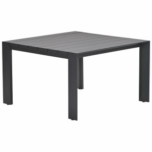 Garden Impressions lounge dining tafel Malakka donker grijs 111,5×111, Garden Impressions lounge dining tafel Malakka donker grijs 111,5×111,