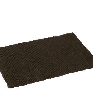 J-Line placemat Rechthoek – jute – donkerbruin