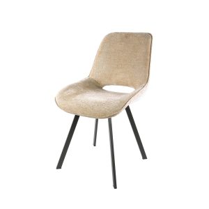 Giga Meubel Eetkamerstoel Jaroq – Zand – Draaibaar – Set van 4 Giga Meubel Eetkamerstoel Jaroq – Zand – Draaibaar – Set van 4