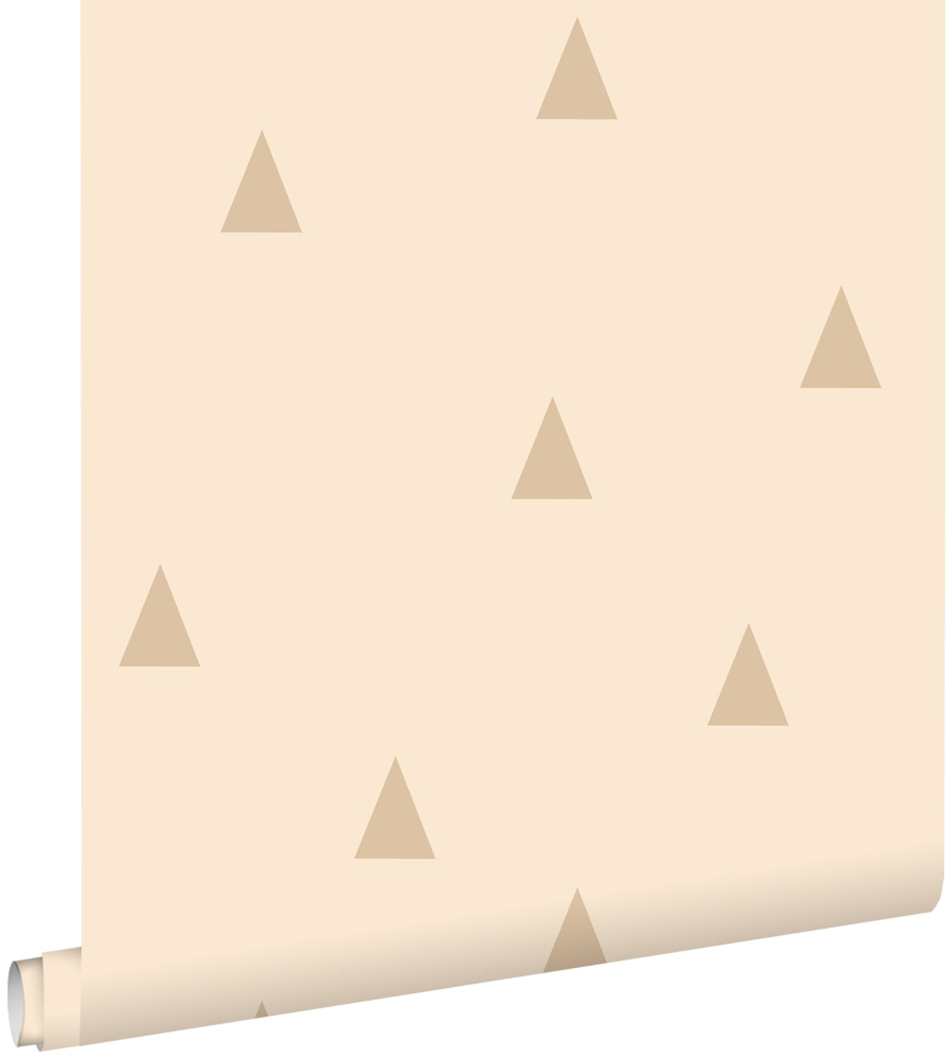ESTAhome behang grafische driehoeken beige - 53 cm x 10.05 m - 139725