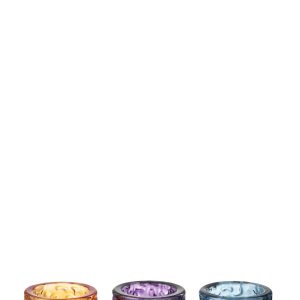 J-Line kaarshouder Hamer – glas – mix – 3 stuks