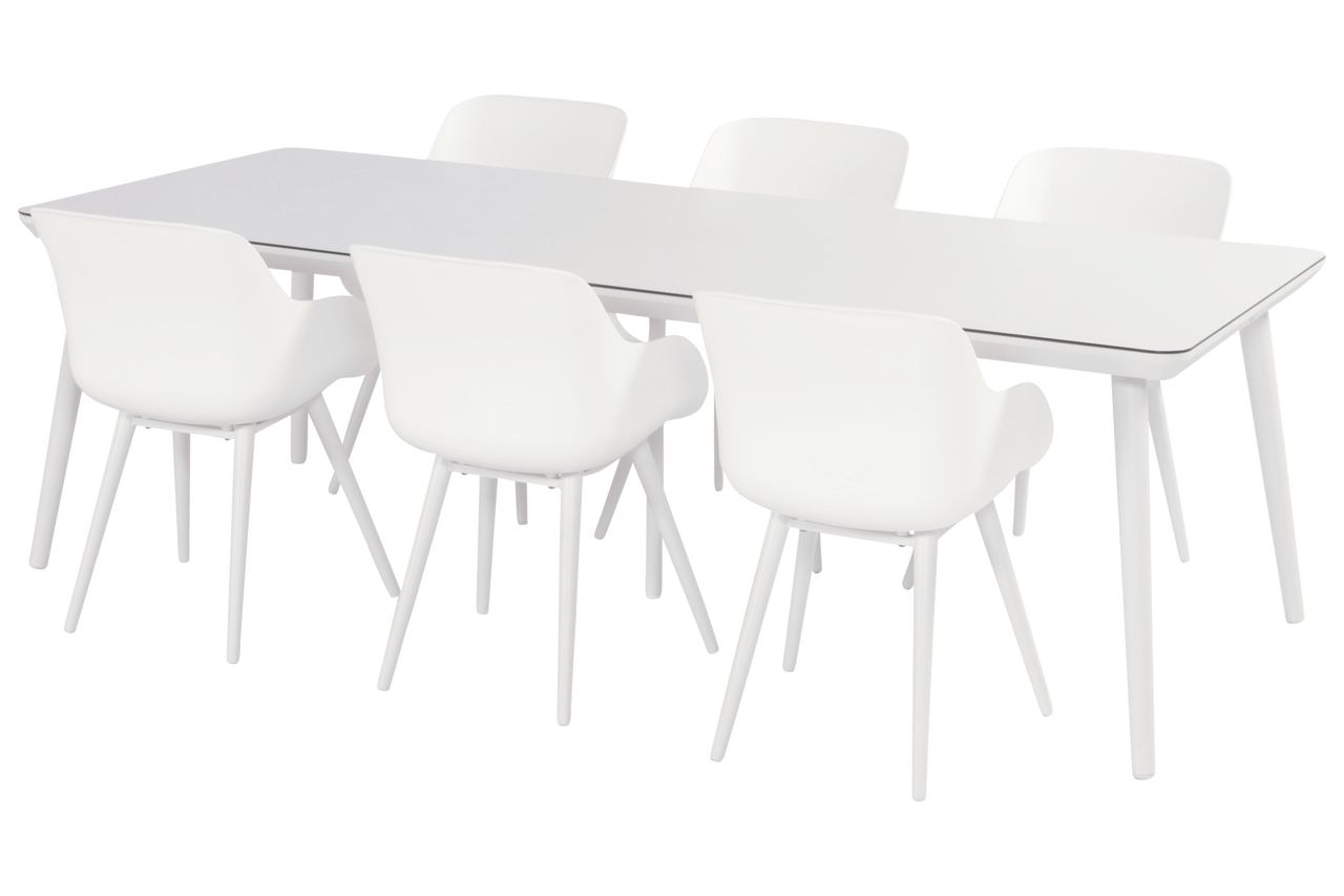 Hartman Tuintafel Sophie Studio - Wit Aluminium - 240x100x75cm