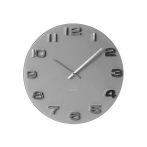 Karlsson wandklok Vintage – grijs – 4.2x35x35cm