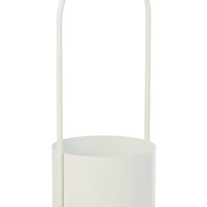J-Line bloempot – ijzer – wit – extra large