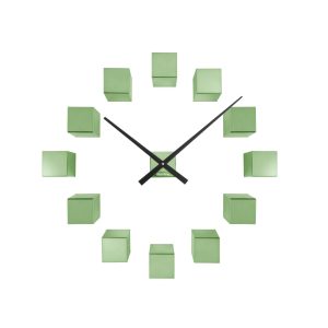 Karlsson wandklok DIY Cubic Metallic – groen – Ø40cm Karlsson wandklok DIY Cubic Metallic – groen – Ø40cm