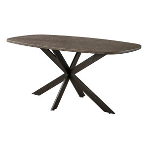 Giga Living Eettafel Bronvik – Deens Ovaal Brons Metaal – 180cm Giga Living Eettafel Bronvik – Deens Ovaal Brons Metaal – 180cm
