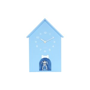 Karlsson wandklok Dog House – blauw – 24.9x9x27cm Karlsson wandklok Dog House – blauw – 24.9x9x27cm