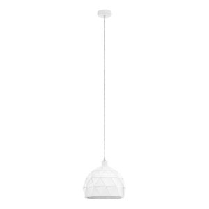 EGLO hanglamp Roccaforte – e27 – ø 30 cm – wit EGLO hanglamp Roccaforte – e27 – ø 30 cm – wit