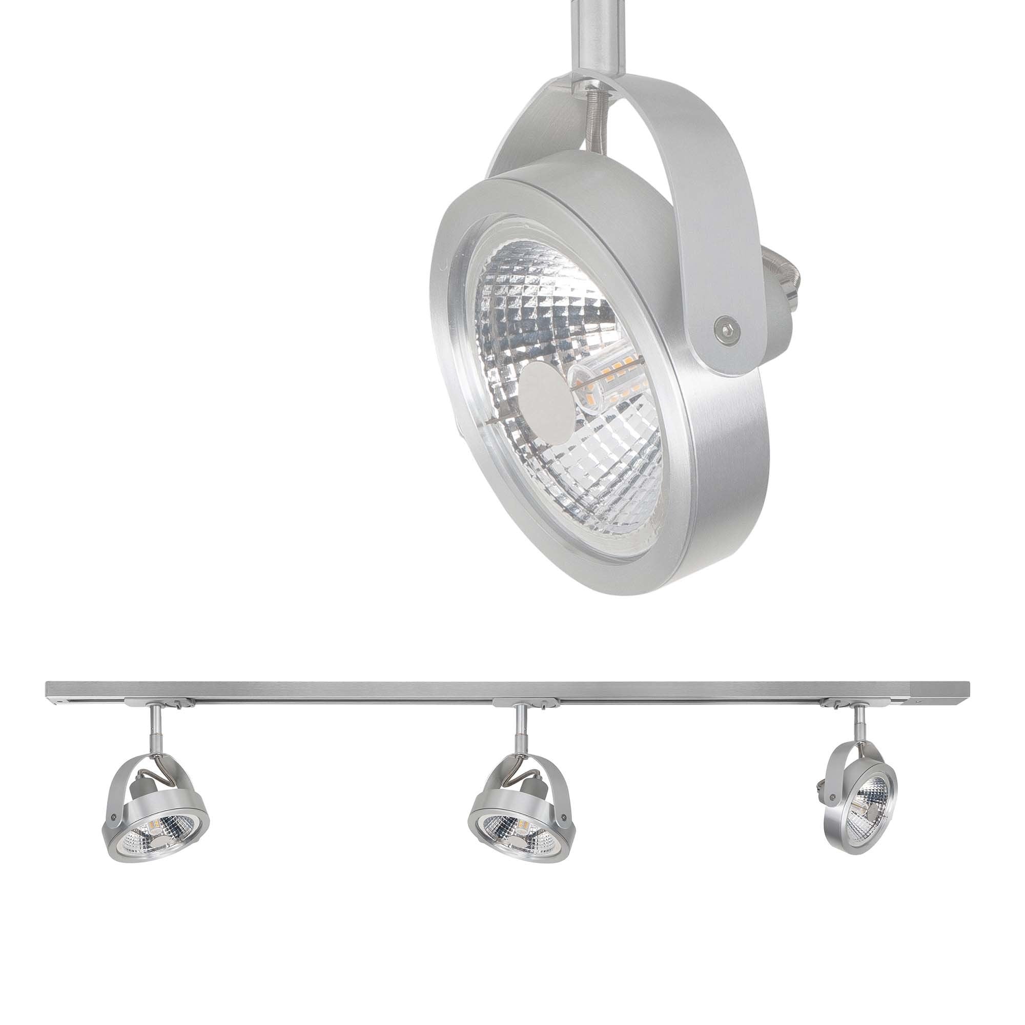 Highlight railsysteem Trackline - 3 lichts - 100 x 20 cm - mat chroom