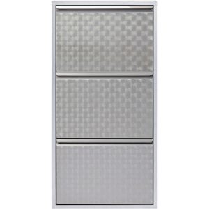 Kare Design Schoenenkast Caruso – alu – 3 laden Kare Design Schoenenkast Caruso – alu – 3 laden